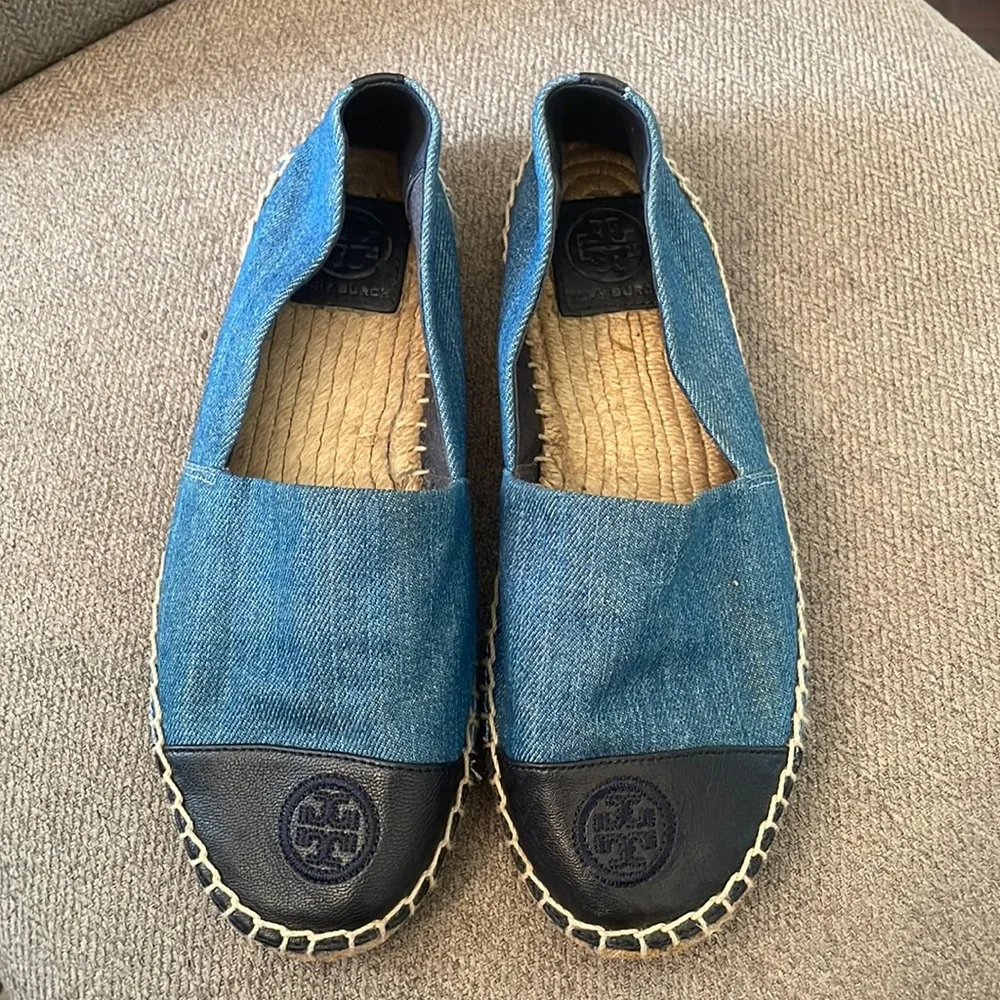 Tory Burch Max Espadrille Flat denim